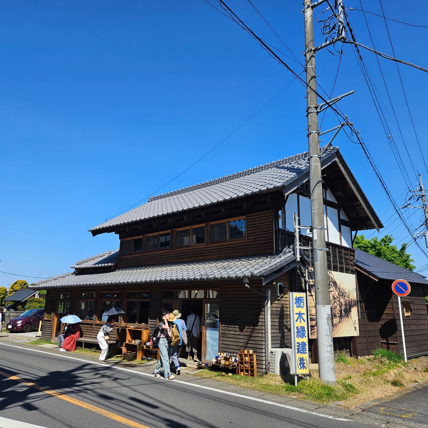 今日は益子陶器市に来ております！ヒジノワcafe&space さんのマーケットに出店中です