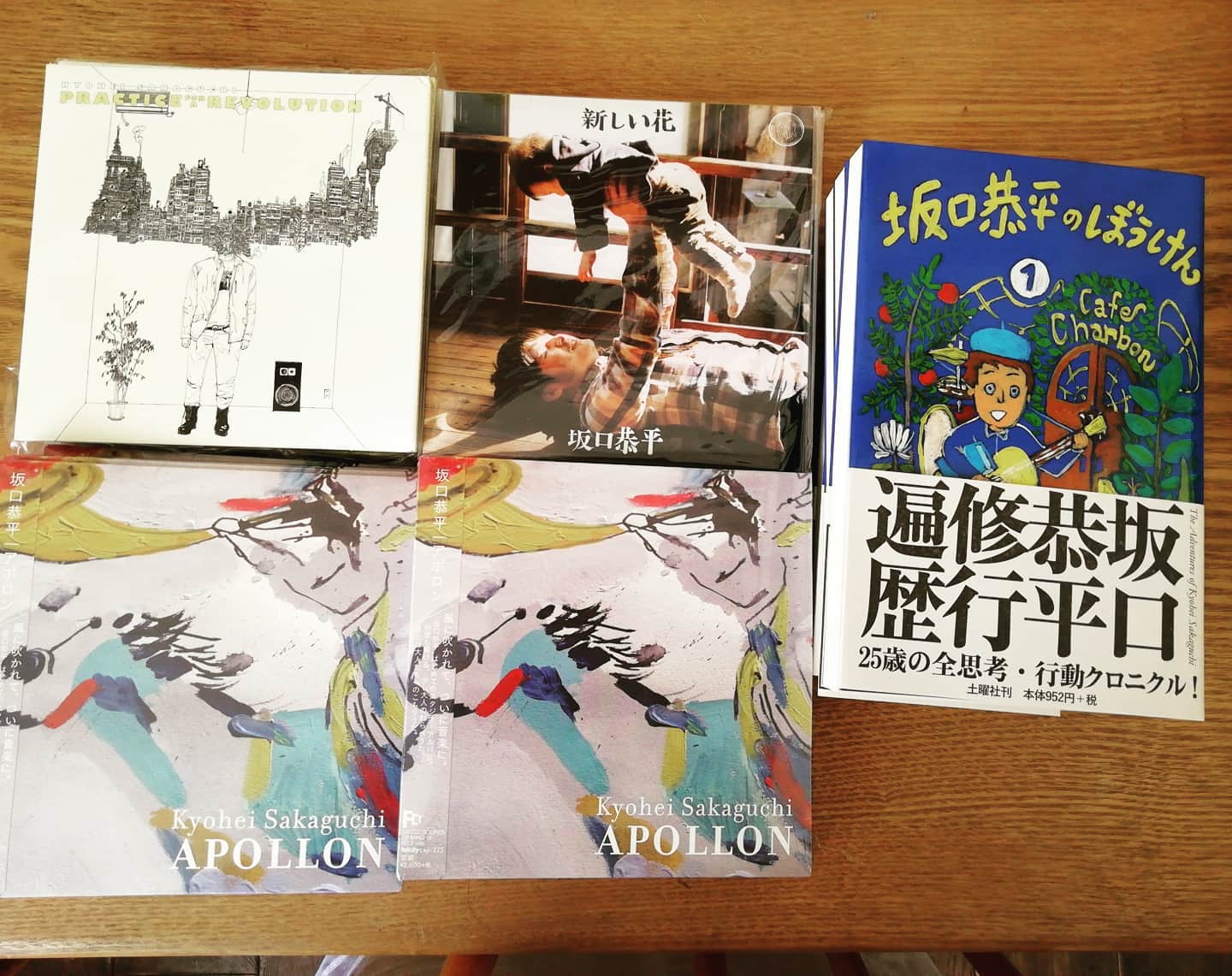 2月11日の坂口恭平さんのライブに向けてCDと本が新たに入荷しました！ 「坂口恭平のぼうけん」は、25歳の時の日記本
